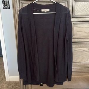 Open front, longer length cardigan from LOFT.